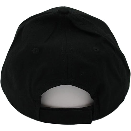 2" x 3" Hook & Loop Patch Holder Baseball cap hat. Black