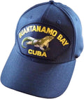 Guantanamo Bay Cuba Ships Baseball cap hat. Navy Blue. USA Made