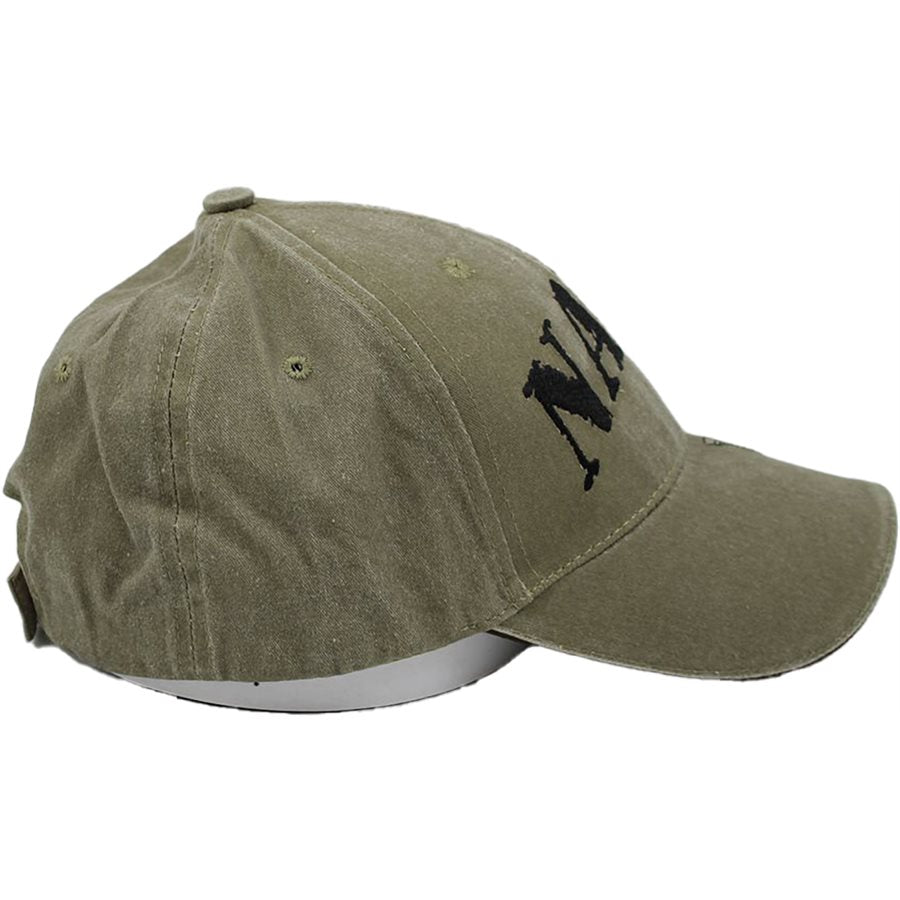 U.S. Navy logo insignia Baseball cap hat. Khaki