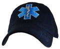 EMT Emergency Medical Technician Star of Life cap. Navy Blue
