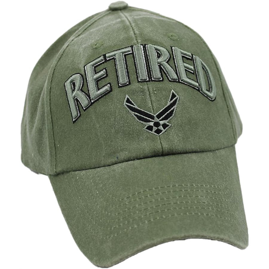 U.S. Air Force Retired Insinga Baseball cap hat. OD Green