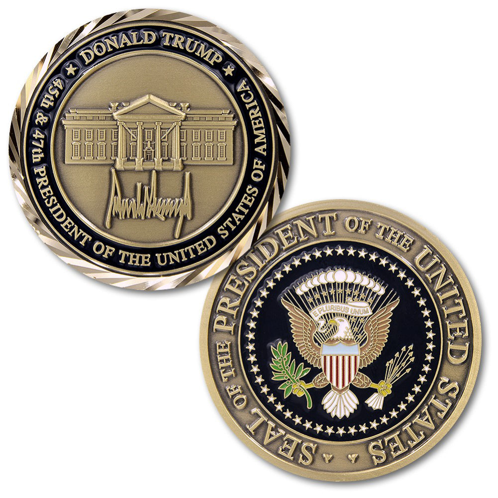 Donald Trump 47th President of the United States Challenge Coin 2 Inches