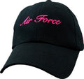 USAF U.S. Air Force Ladies logo cap. Black.