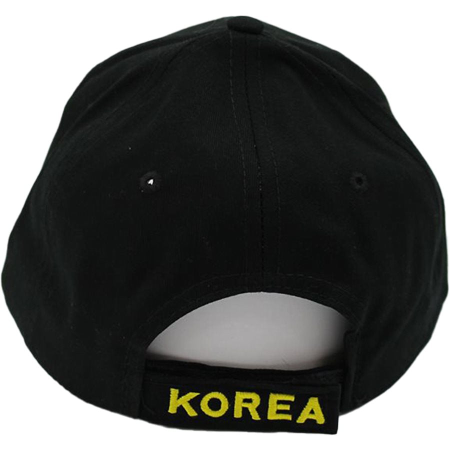 Korea Veteran with Ribbons Baseball cap hat. Black