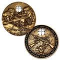 Military Sniper Challenge Coin
