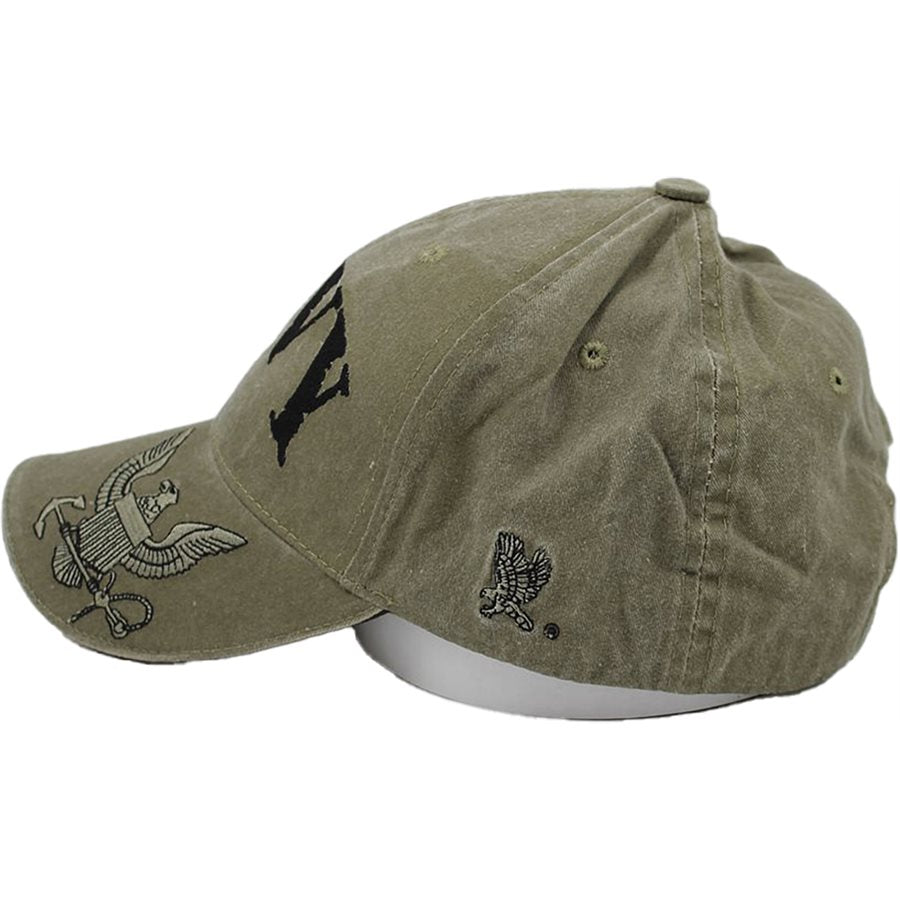 U.S. Navy logo insignia Baseball cap hat. Khaki