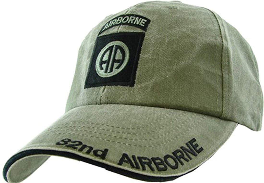 U.S. Army 82nd Airborne Baseball cap hat. OD Green.