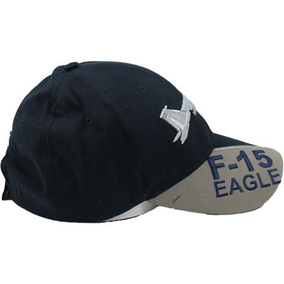U.S. Air Force F-15 Eagle Baseball cap hat. Navy Blue