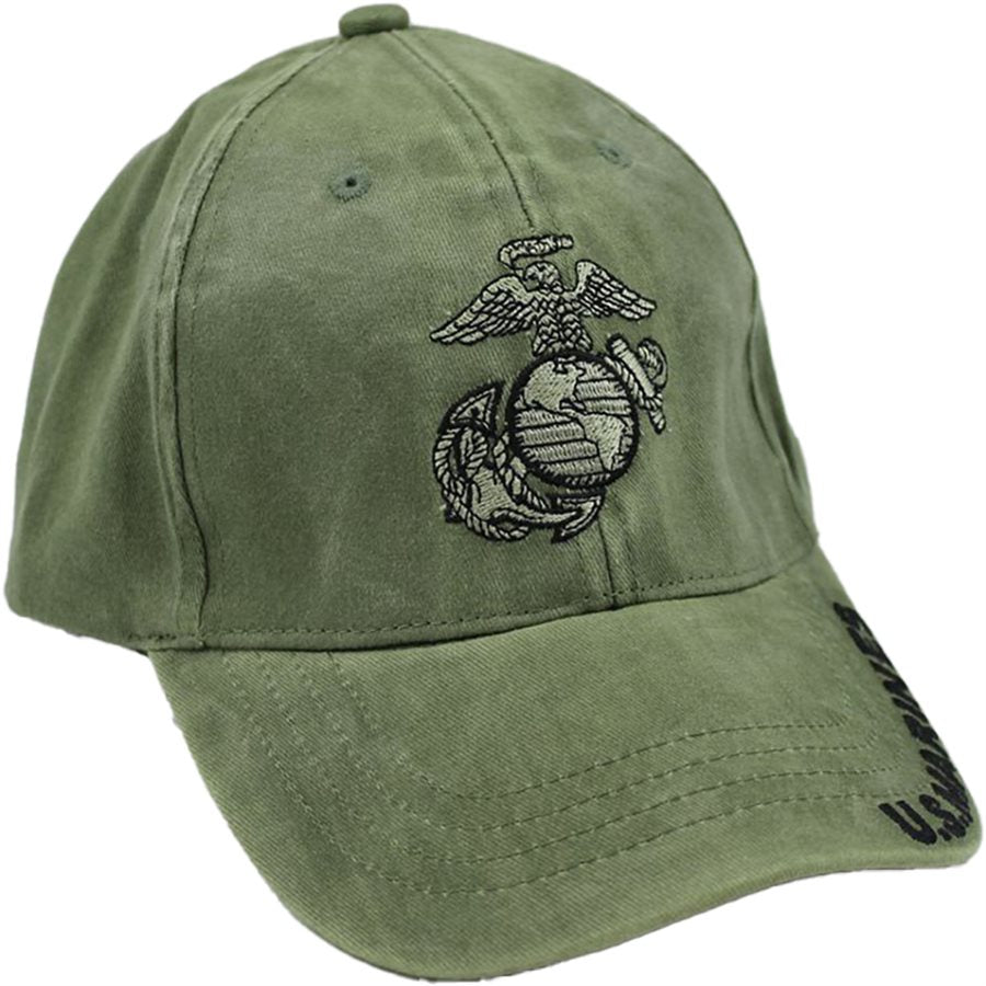 U.S. Marine Corps Baseball Cap. OD Green