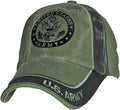 U.S. Army Insignia cap hat. 2 tone OD Green