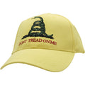 Don't Tread On Me Gasden Baseball Cap. Gold